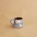 Load image into Gallery viewer, Slip Trail Cup - Flora, Satin Blue