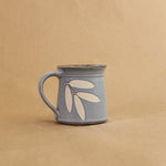Load image into Gallery viewer, Foliage Imprint Mug - Satin Blue