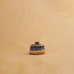 Load image into Gallery viewer, La Vara Sugar Pot - Blue, Beige