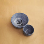Load image into Gallery viewer, Adjoin Chip & Dip Bowl - Foliage, Floating Blue