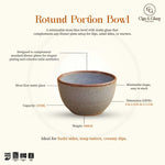 Load image into Gallery viewer, Rotund Portion Bowl - Large, Matte Blue