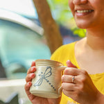 Load image into Gallery viewer, Slip Trail Mug - Dragonfly, Beige