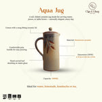 Load image into Gallery viewer, Aqua Jug - Foliage, Matte Blue