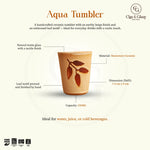 Load image into Gallery viewer, Aqua Tumbler - Foliage, Beige