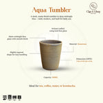 Load image into Gallery viewer, Aqua Tumbler - Matte Blue