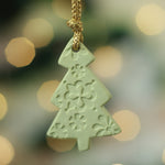 Load image into Gallery viewer, Conifer Christmas Tree Ornament - Green