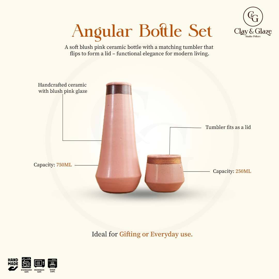 Angular Bottle Set - Pink
