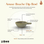Load image into Gallery viewer, Amuse Bouche Dip Bowl - Matte grey
