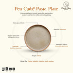 Load image into Gallery viewer, Peu Cadre Pasta Plate - Matte Grey