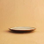 Load image into Gallery viewer, Plaque Side Plate | Handmade Ceramic Starter Plates - Brown