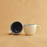 Load image into Gallery viewer, Godet Cup - Ivory, Ocean Blue