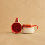 Load image into Gallery viewer, Art Deco Ribbed Cup - Pink