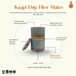 Load image into Gallery viewer, Kaapi Drip Filter Maker - Matte Blue