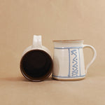 Load image into Gallery viewer, Slip Trail Mug - Wave, Satin Beige