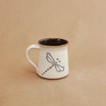 Load image into Gallery viewer, Slip Trail Mug - Dragonfly, Beige