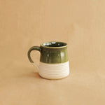 Load image into Gallery viewer, Art Deco Ribbed Mug - Peridot Green