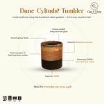 Load image into Gallery viewer, Dune Cylindre Tumbler - Tenmoku Brown