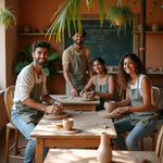 Load image into Gallery viewer, Pottery Experience Workshop by Clay & Glaze – 1 Hour Session