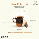 Load image into Gallery viewer, Infusion Mug Set - Black, Beige