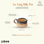 Load image into Gallery viewer, La Vara Milk Pot - Blue, Beige