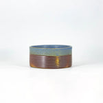 Load image into Gallery viewer, Cadre Ribbed Serving Bowl - Small , Matte Blue