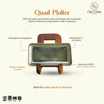 Load image into Gallery viewer, Quad Platter - Emerald