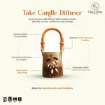 Load image into Gallery viewer, Take Candle Diffuser - Brown