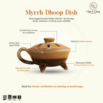 Load image into Gallery viewer, Myrrh Dhoop Dish - Brown