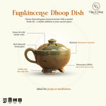 Load image into Gallery viewer, Frankincense Dhoop Dish - Peridot Green