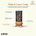Load image into Gallery viewer, Tropical Lunar Lamp - Blue, Beige