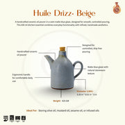 Huile Drizzle Pourer - Matte Blue