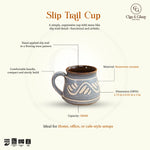 Load image into Gallery viewer, Slip Trail Cup - Waves, Satin Blue