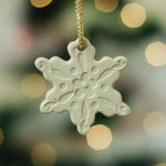 Load image into Gallery viewer, Snow Flake Christmas Tree Ornament - White
