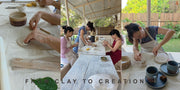 clay to creation pottery workshop in Pondicherry