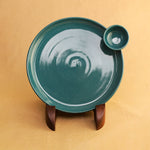 Load image into Gallery viewer, Hor Dourves Chip &amp; Dip Platter - Forest Green
