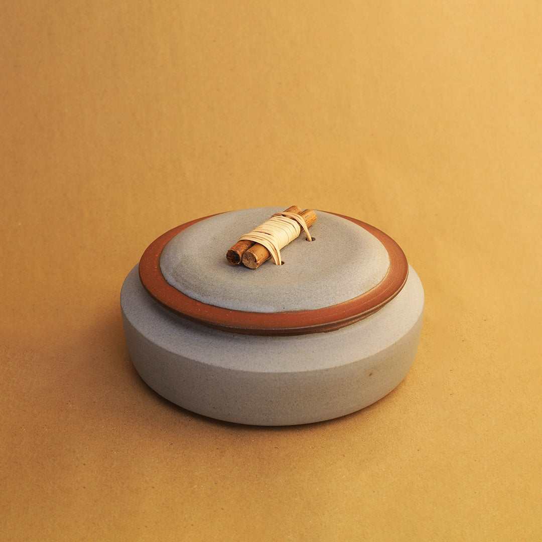 Cane Handle Casserole - Matte Blue