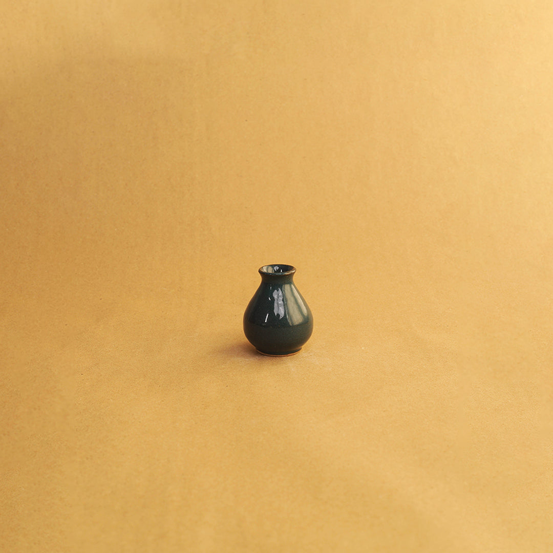 Bouton Bud Vase - Forest Green