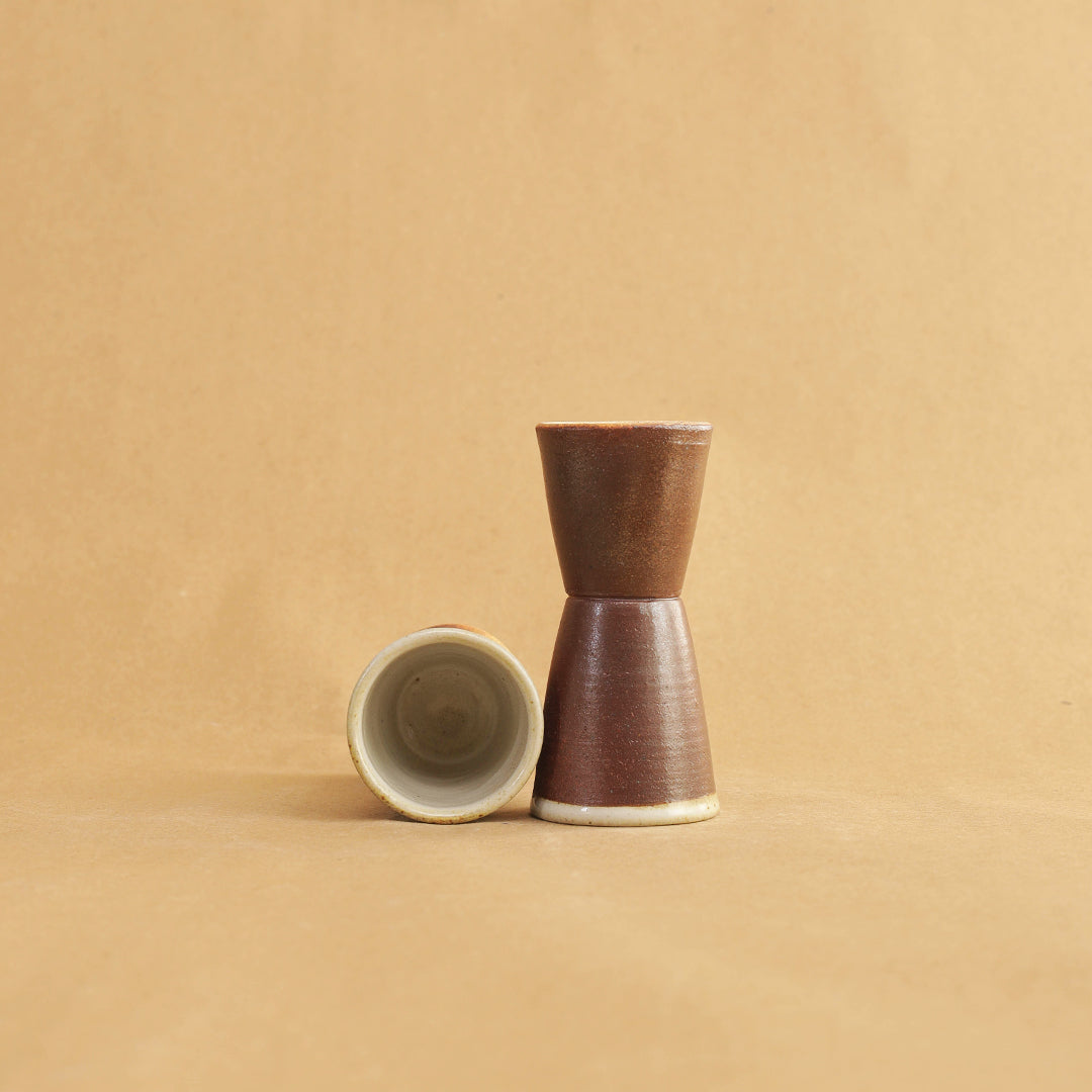 Spirit Peg Measurer - Clay, White
