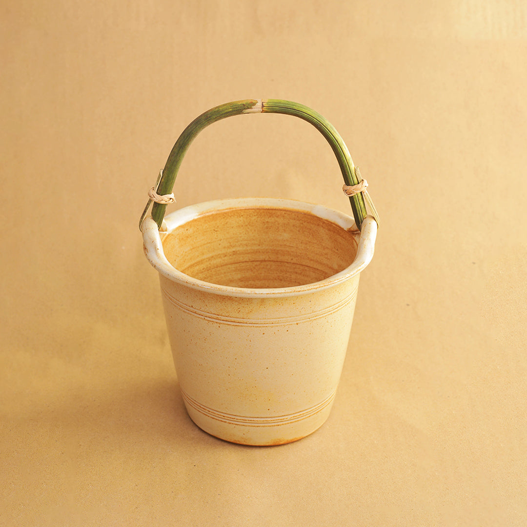 Godet Serving Bowl - Large, Beige