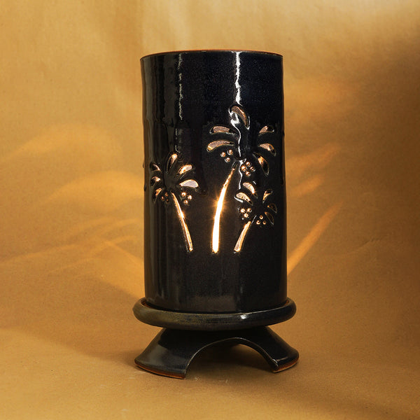 Tropical Lunar Lamp - Royal Blue