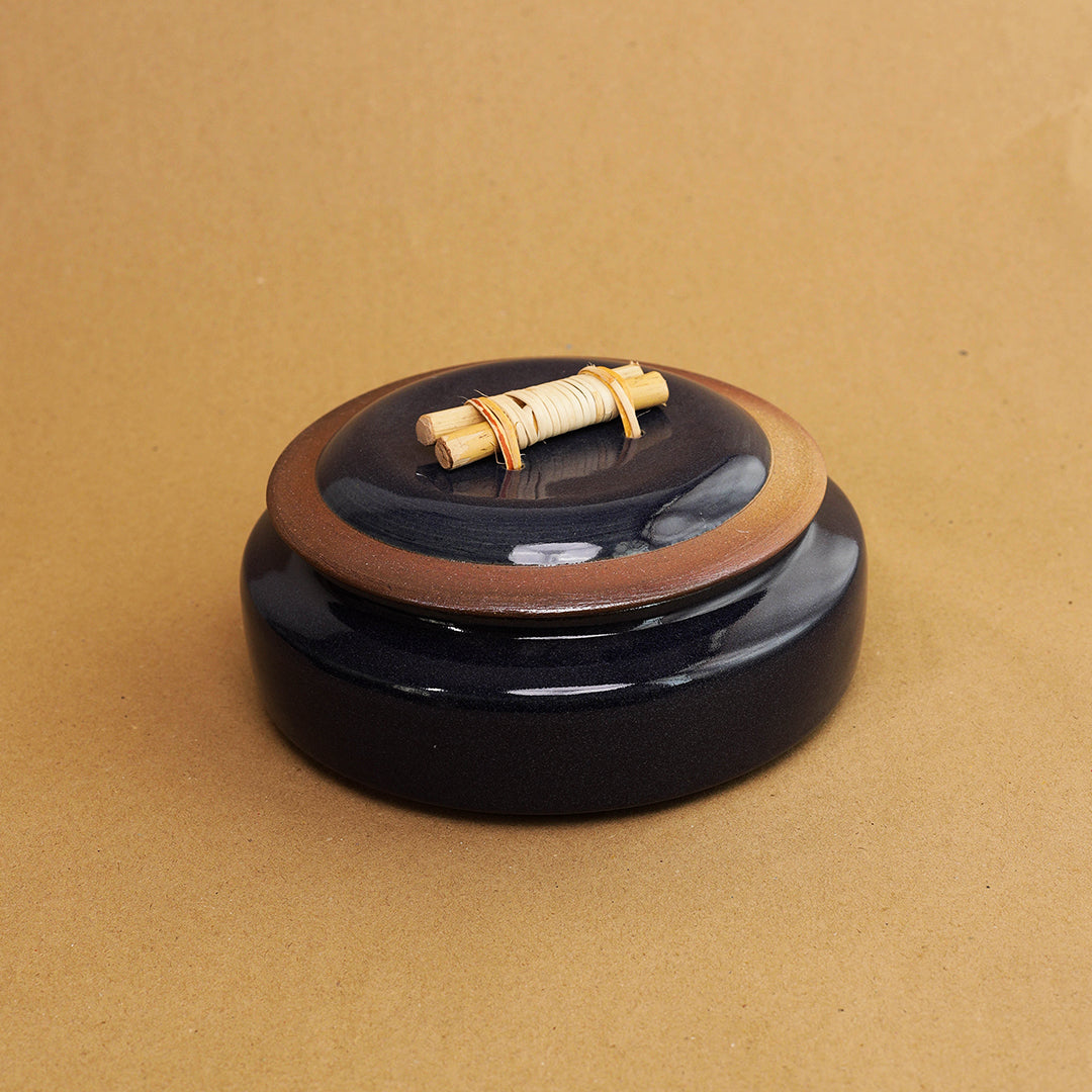 Cane Handle Casserole - Royal Blue