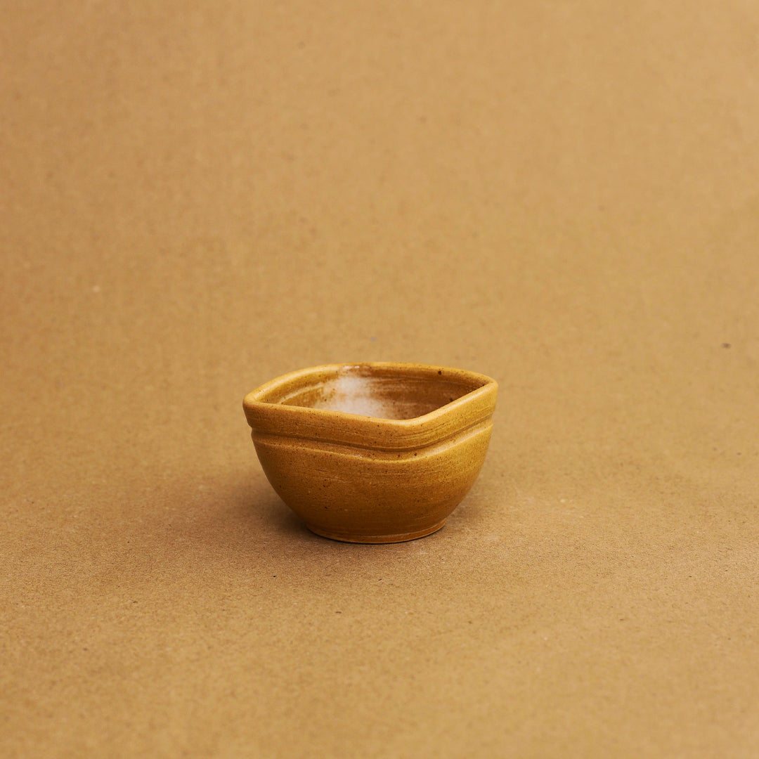 Quadra Dessert Bowl - Beige