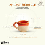 Load image into Gallery viewer, Art Deco Ribbed Cup - Pink
