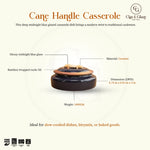 Load image into Gallery viewer, Cane Handle Casserole - Royal Blue
