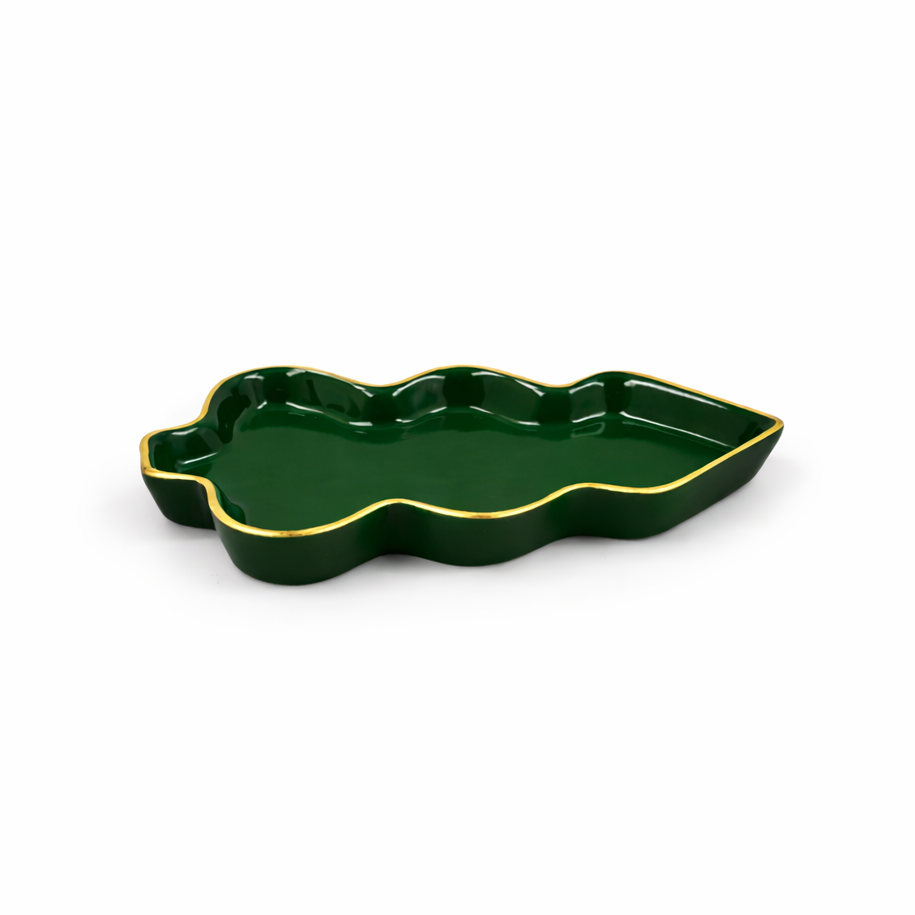 Conifer Christmas Platter Set - Green