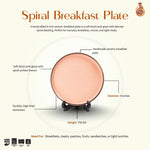 Load image into Gallery viewer, Spiral Breakfast Plate - Pink