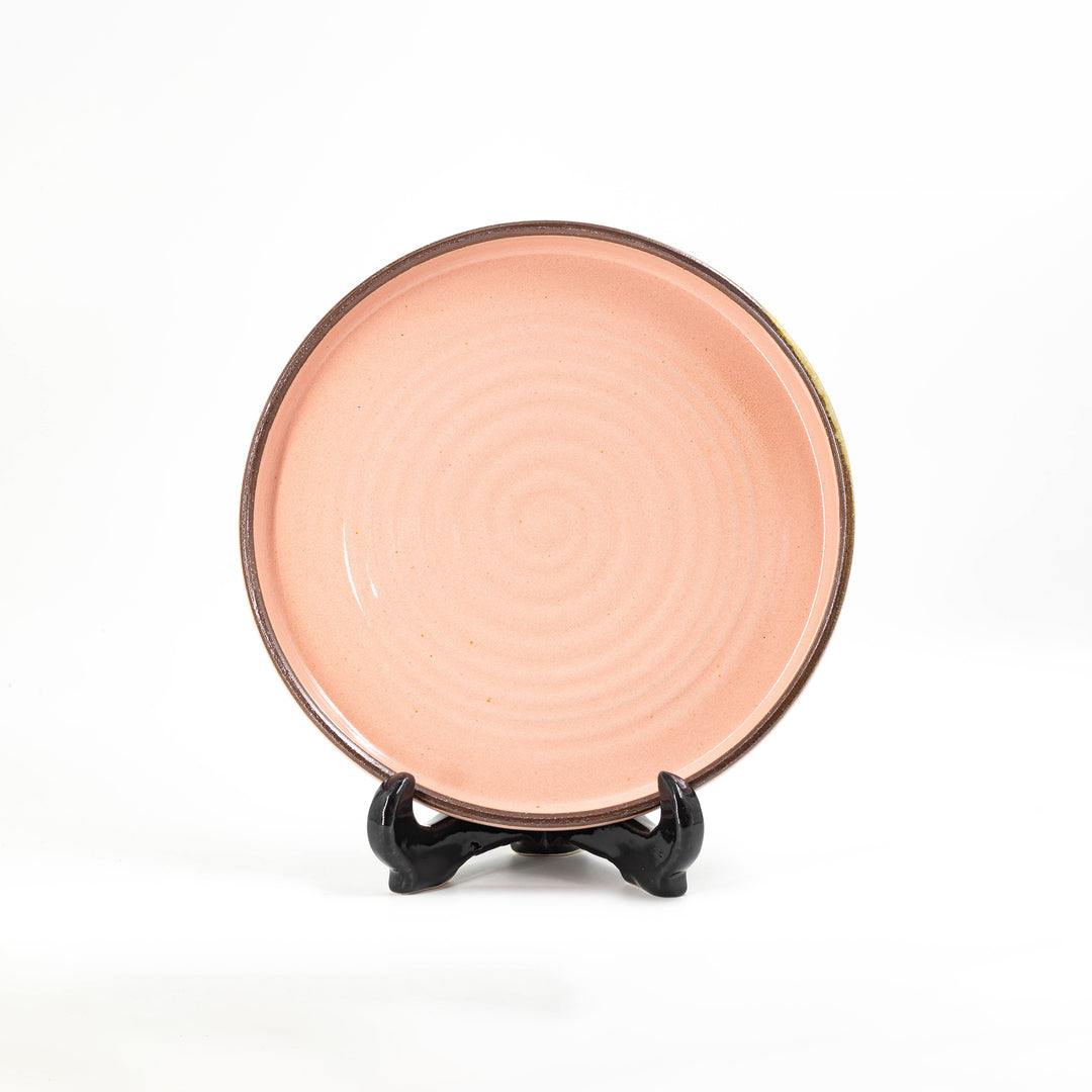 Spiral Breakfast Plate - Pink