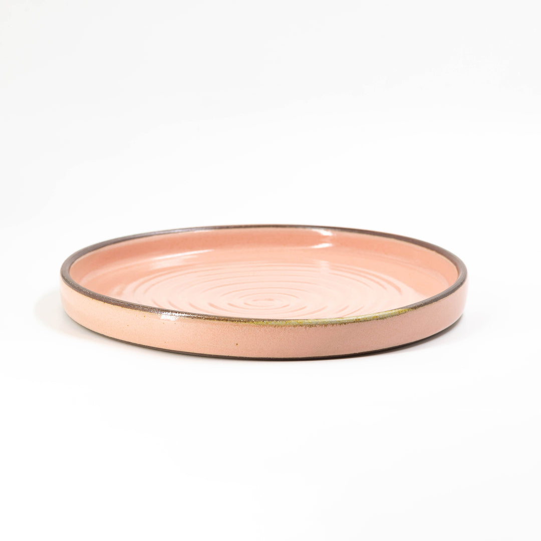 Spiral Breakfast Plate - Pink
