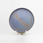 Load image into Gallery viewer, Foliage Cadre Dinner Plate - Matte Blue