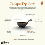 Load image into Gallery viewer, Canape Dip Bowl - Brown